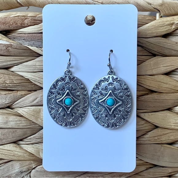 Hand Crafted Jewelry - • NEW!  Tibetan Boho Earrings •